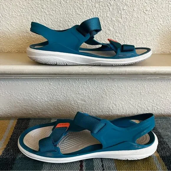 Crocs Womens Swiftwater Expedition Sport Sandals Teal Size 7 Outdoor Water - Picture 10 of 12